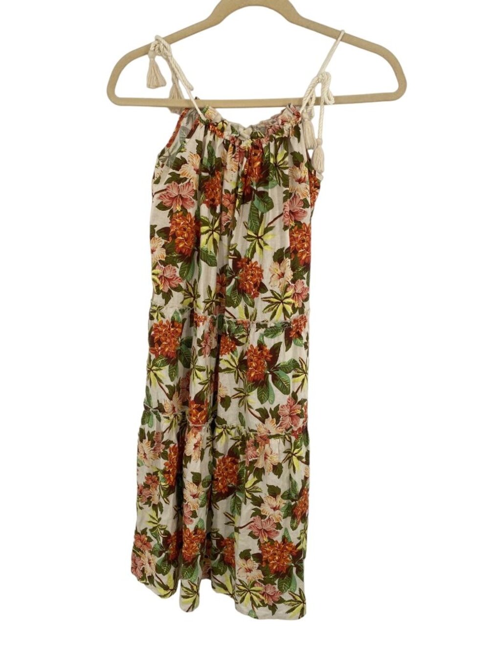 ANTHROPOLOGIE DRA LOS ANGELES Floral RESA Moroccan Print Shift Dress SIZE S/M